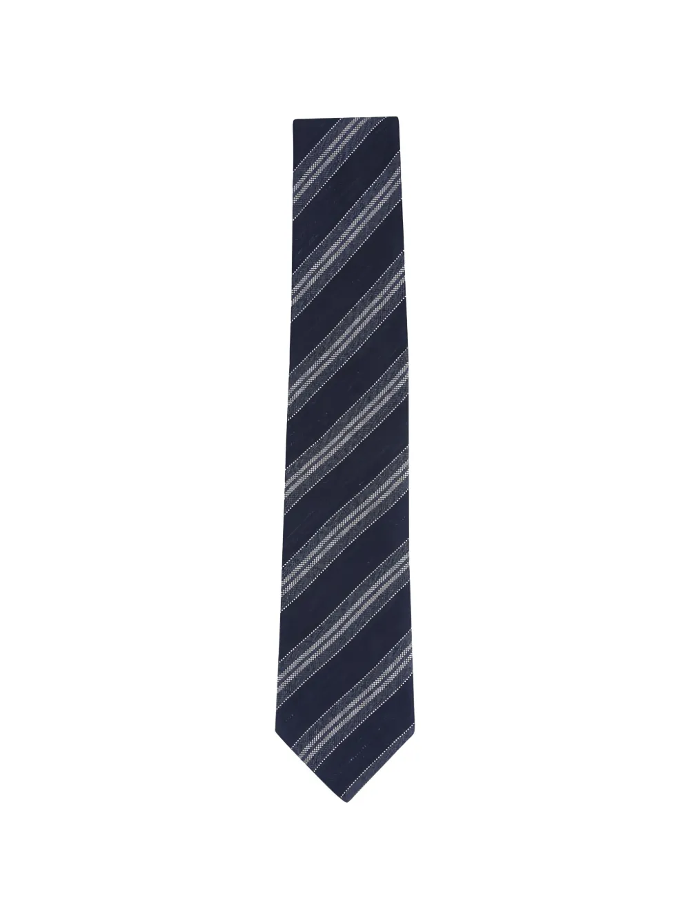Paolo Albizzati diagonal-stripe tie - Blu