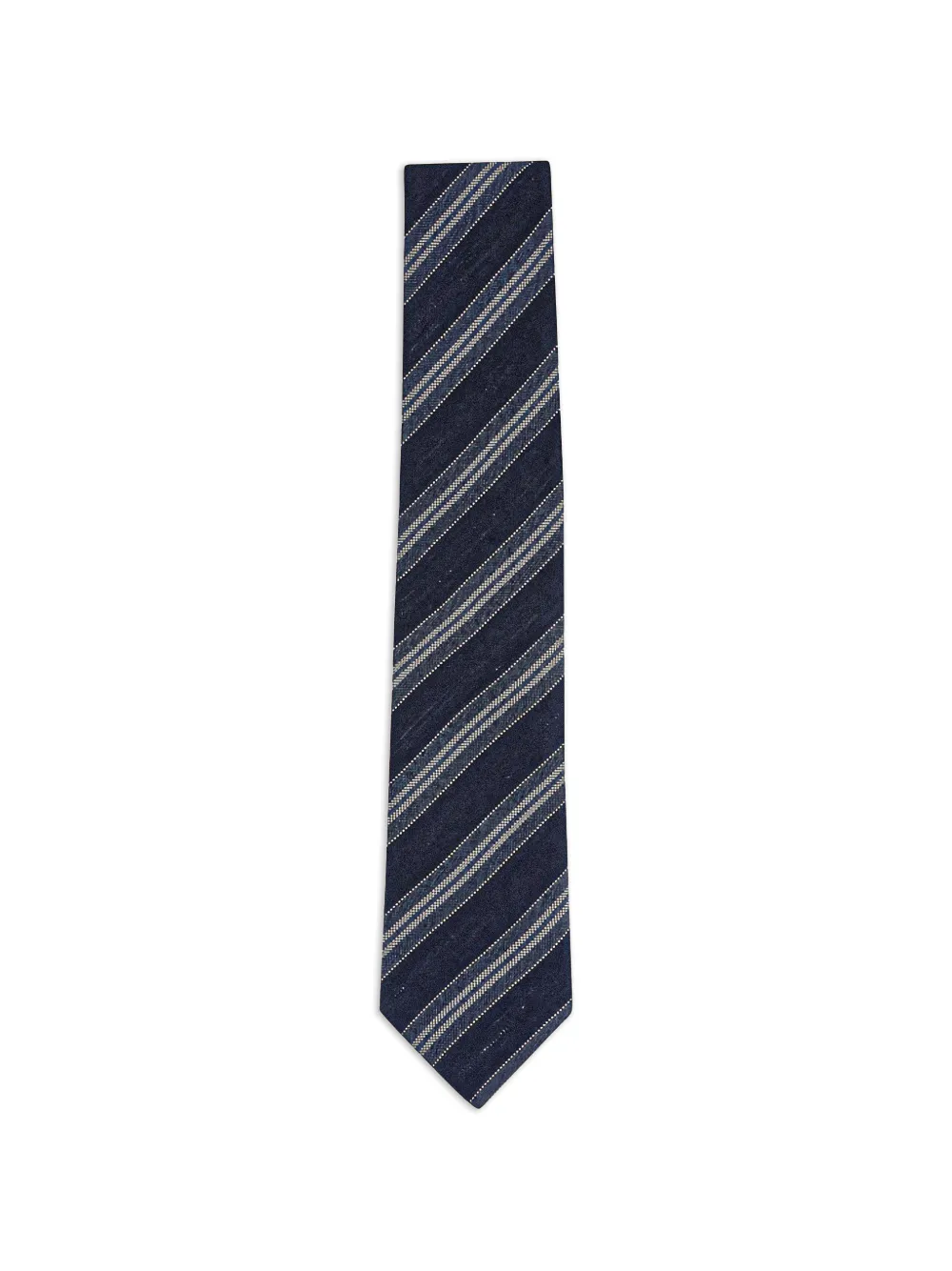 Paolo Albizzati diagonal-stripe tie - Blu