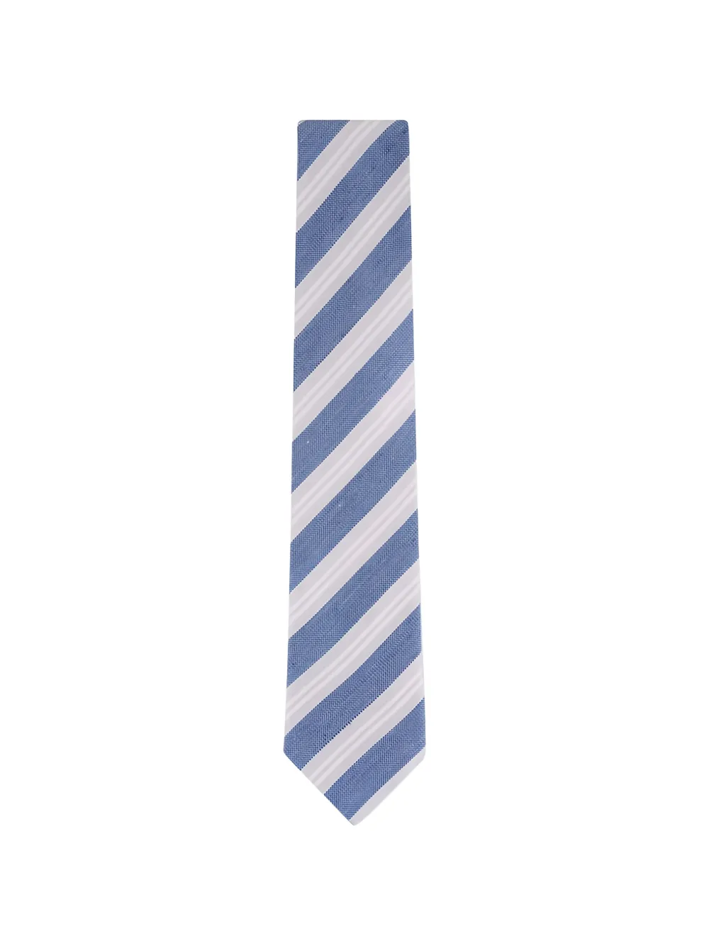 Paolo Albizzati diagonal-stripe tie - Blu