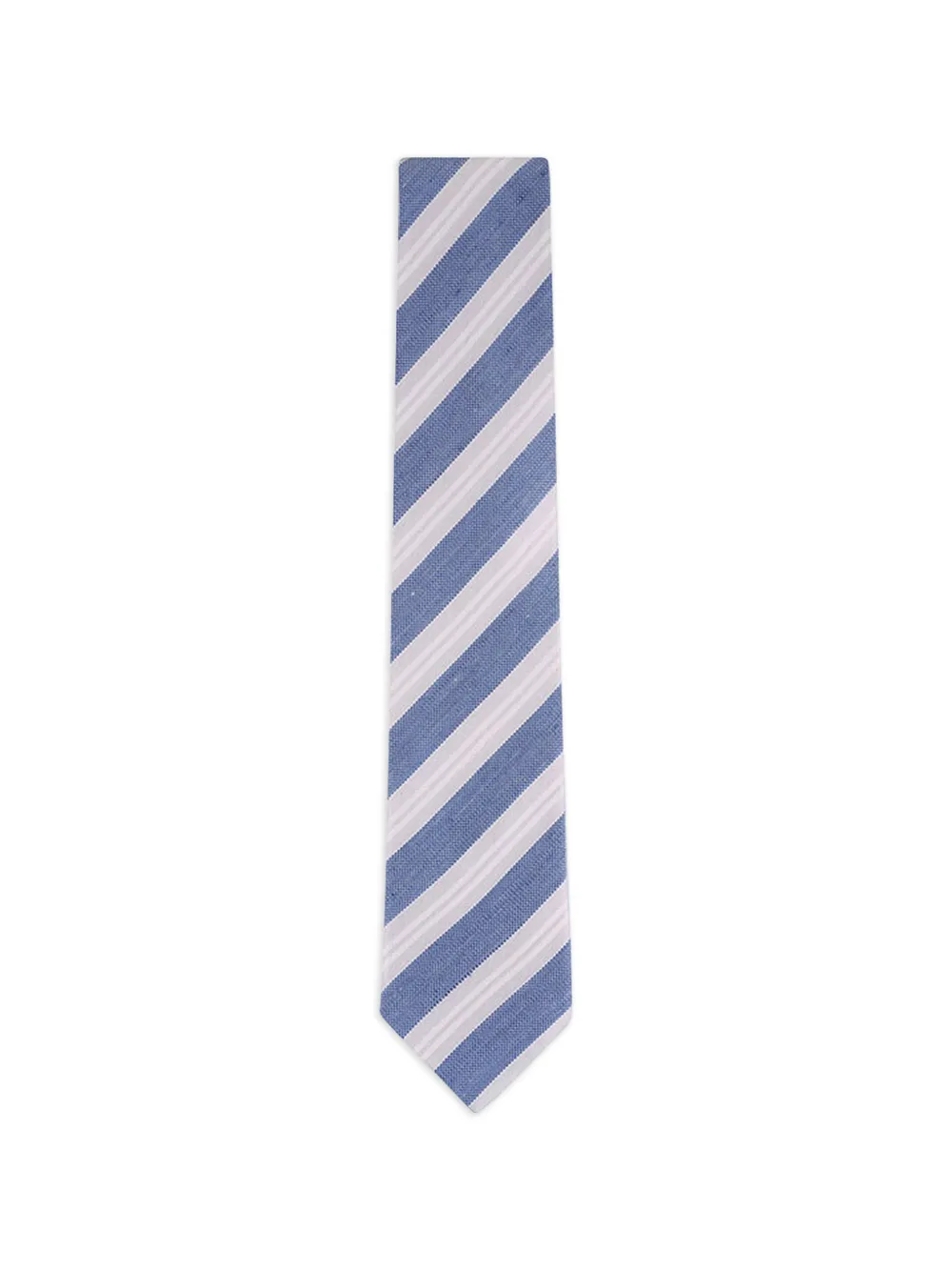 Paolo Albizzati diagonal-stripe tie - Blu