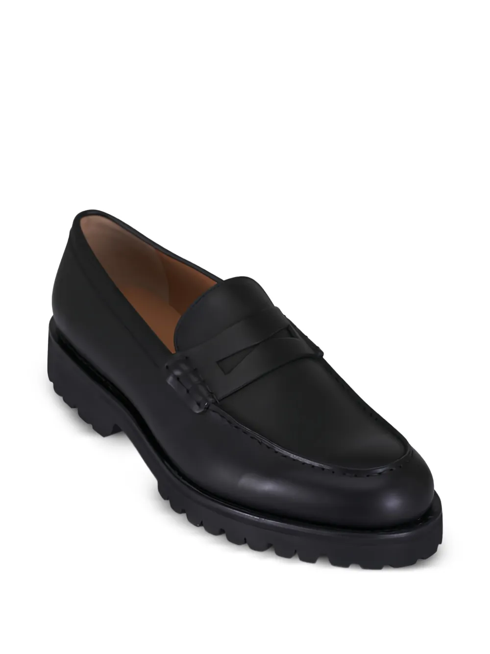 Heschung Leren loafers Zwart