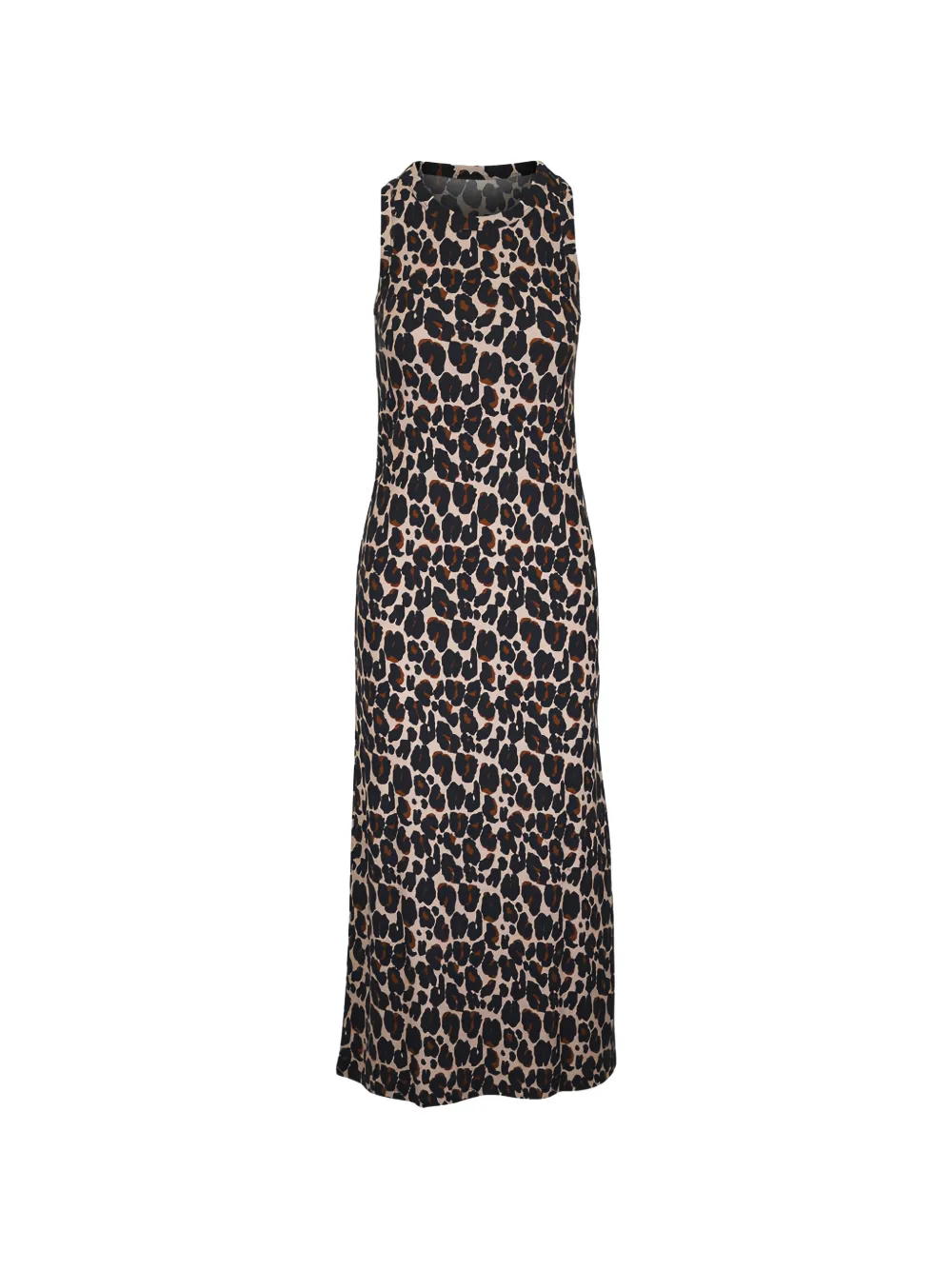 Majestic Filatures leopard-print sleeveless dress - Toni neutri