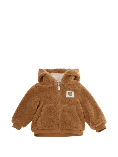 Moschino Kids Teddy Bear-patch hooded jacket