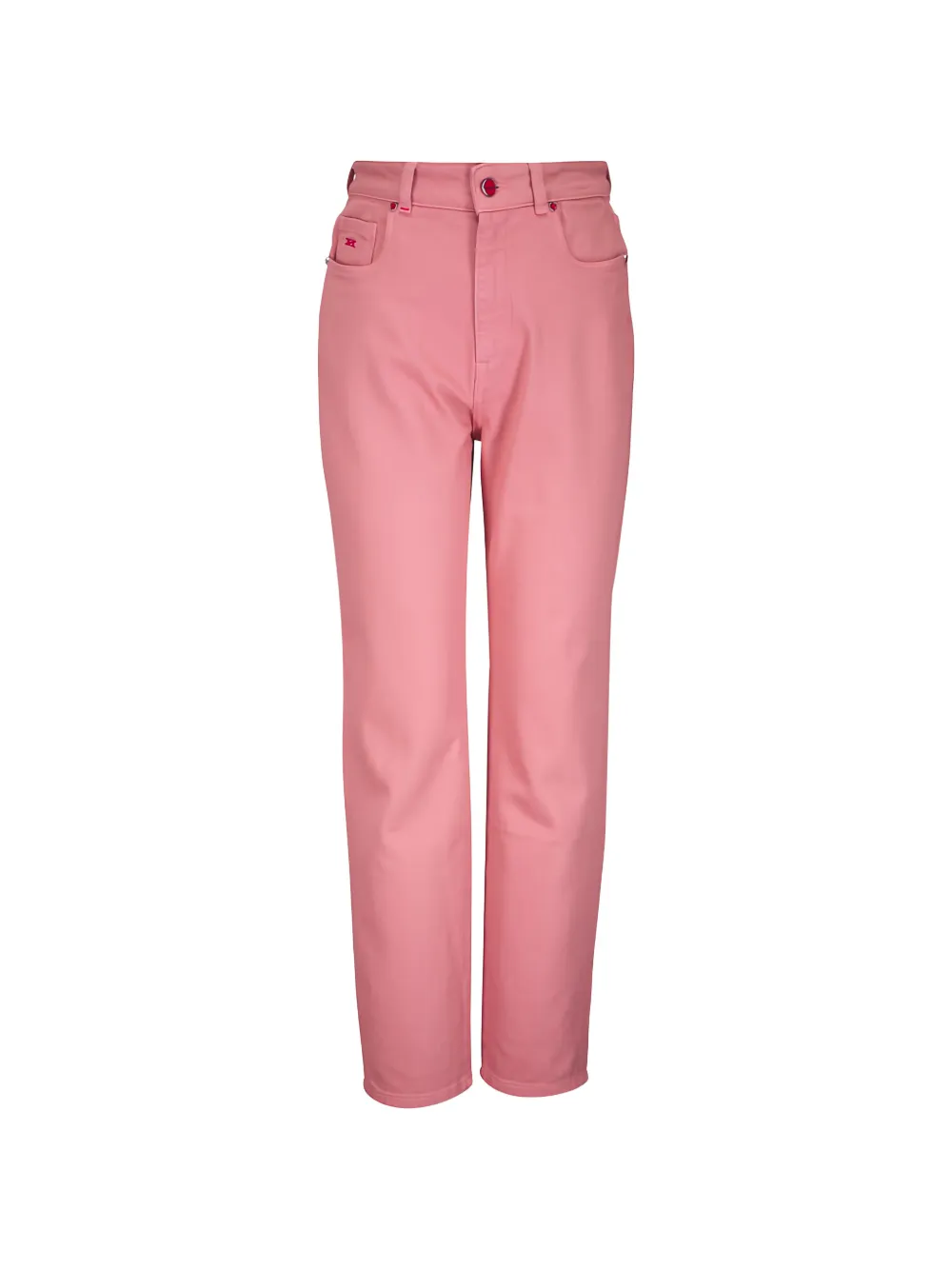 Kiton logo-embroidered jeans - Rosa
