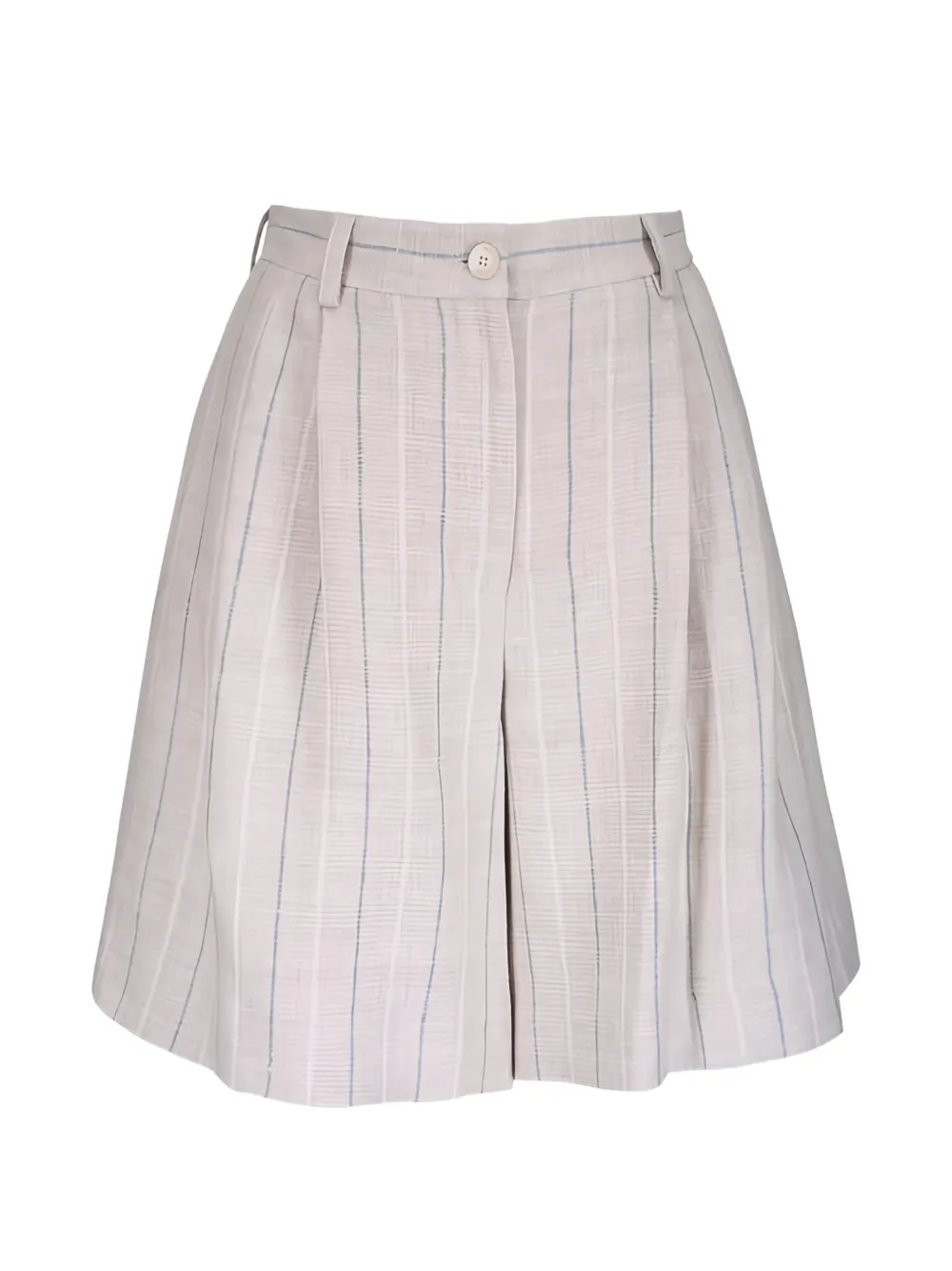 Antonelli pinstripe-pattern pleated shorts - Nude