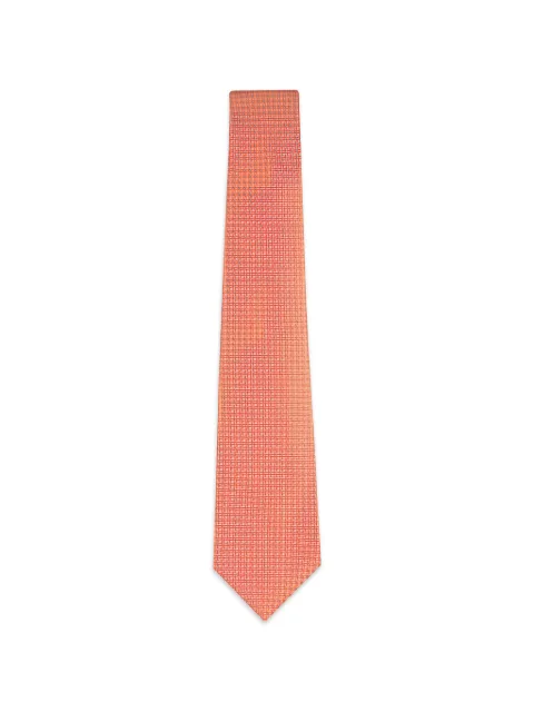 Kiton corbata de seda con motivo geométrico