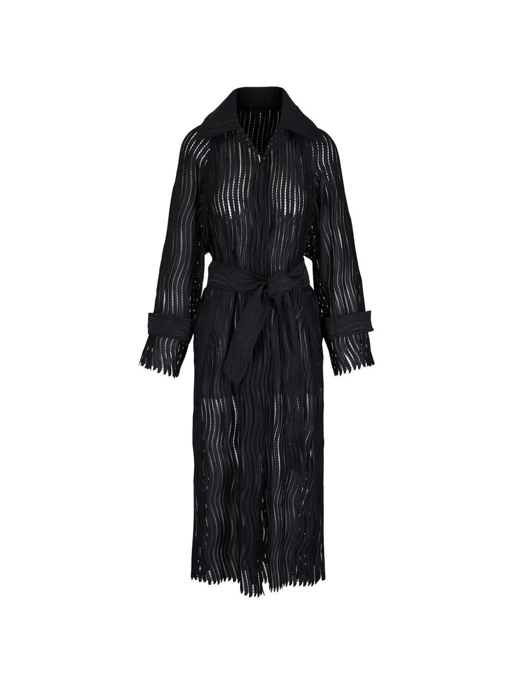 Akris Estelle coat - Nero