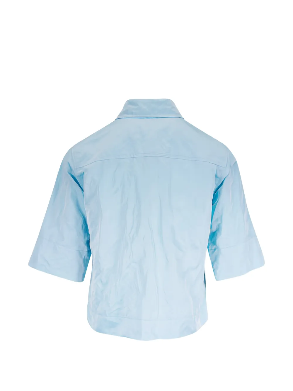  Odeeh Blusa Corta Duchesse - Azul 