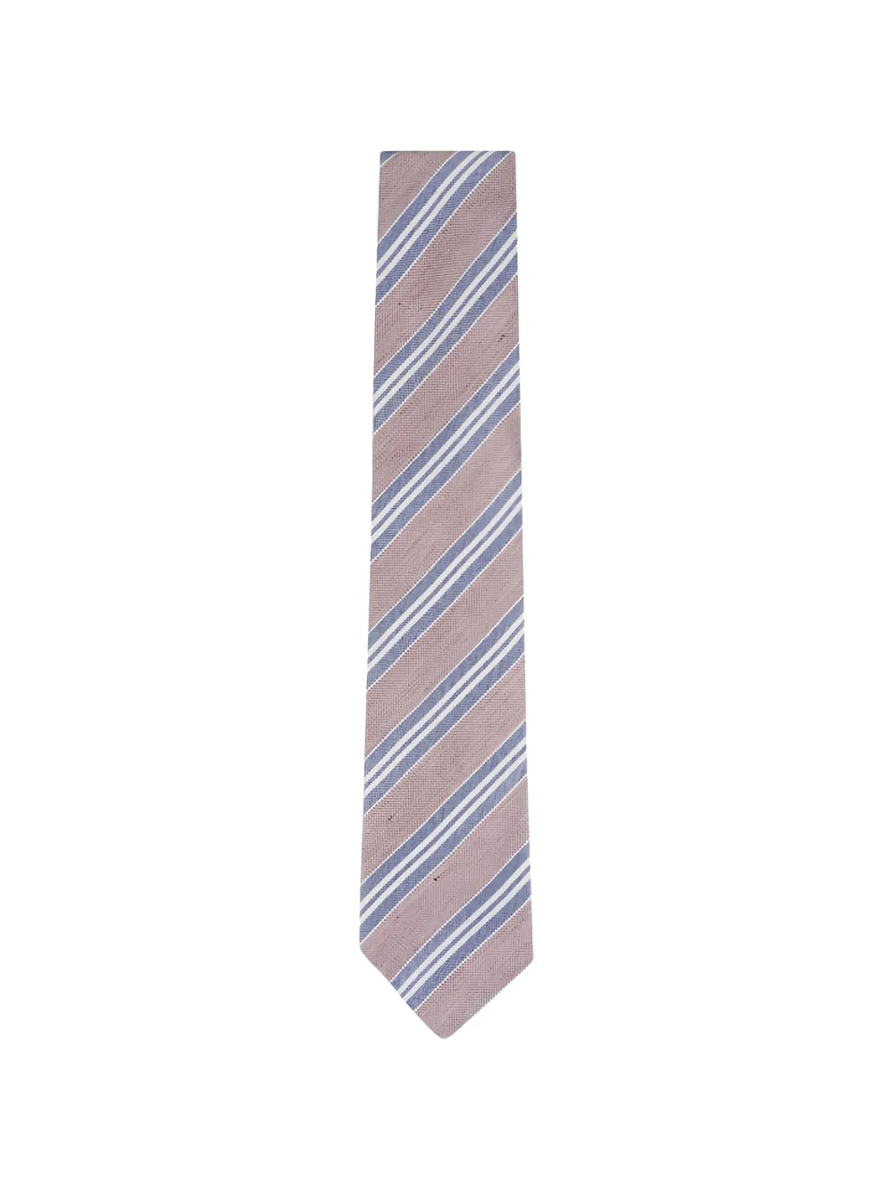 Paolo Albizzati diagonal-stripe tie - Toni neutri