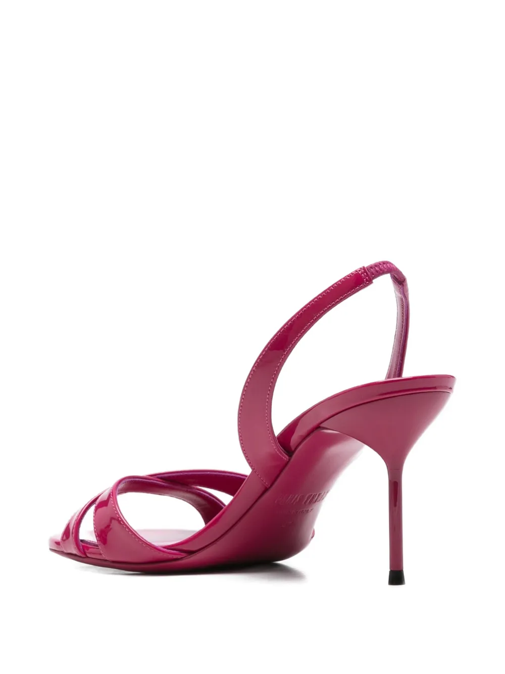 Paris Texas patent slingback sandals Roze