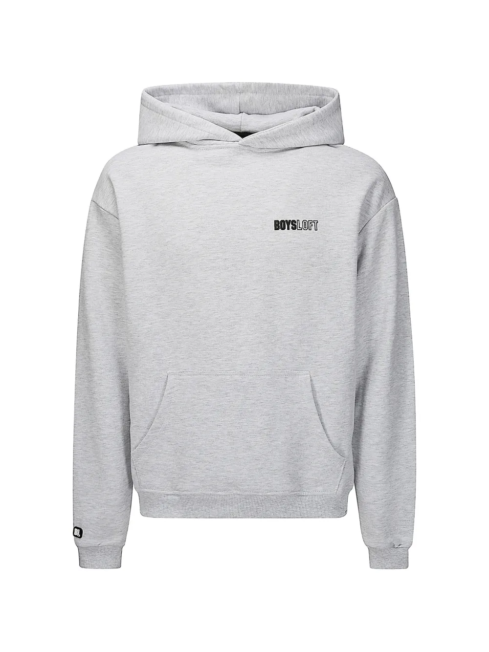 Boysloft logo-print hoodie - Grigio