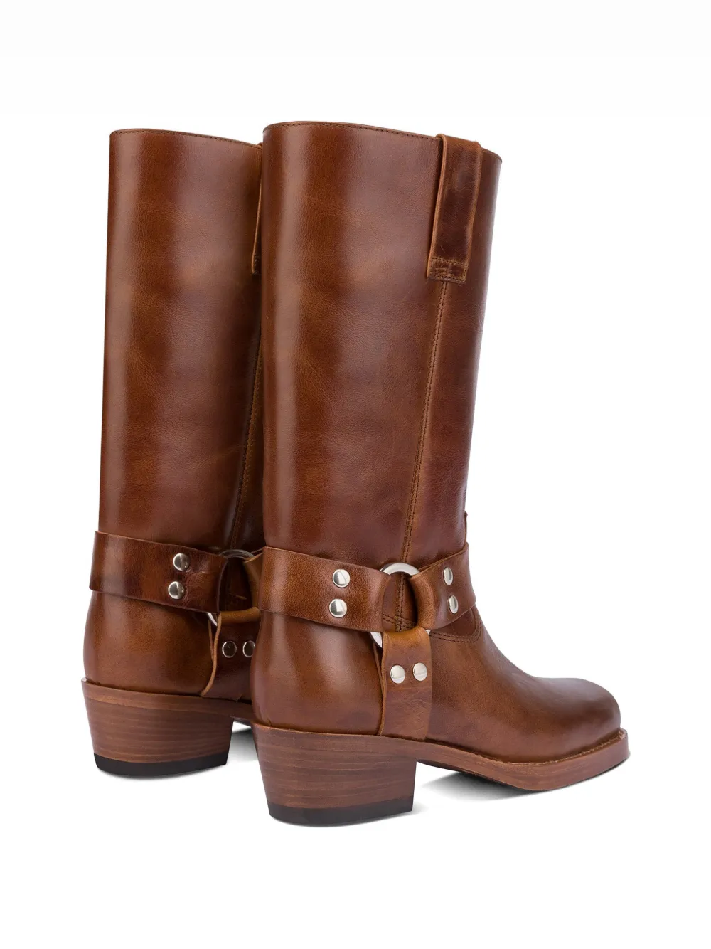 Paris Texas Roxy harness-detail ankle boots Bruin