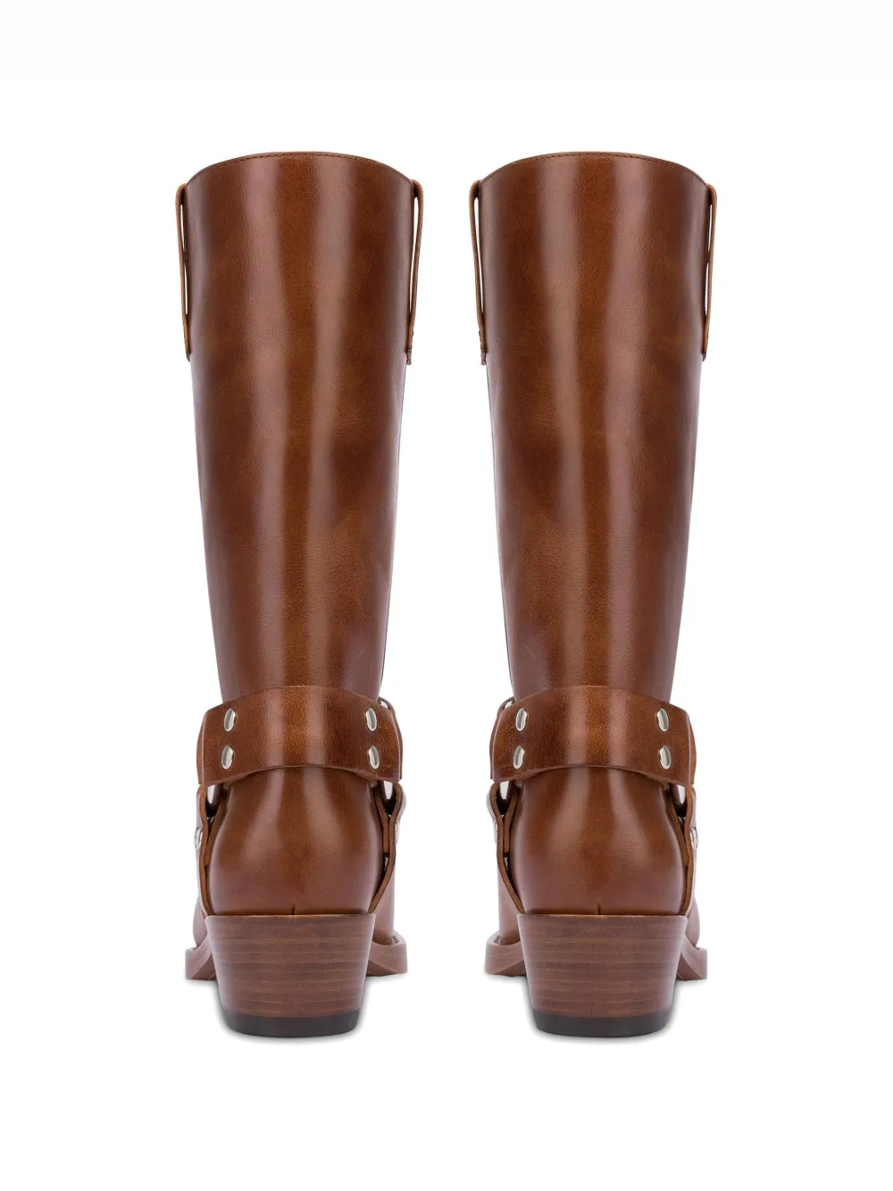 Paris Texas Roxy harness-detail ankle boots Bruin