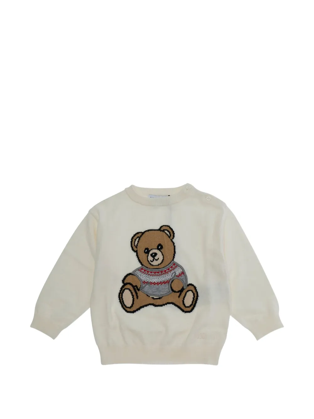 Moschino Kids Teddy Bear sweater - Bianco