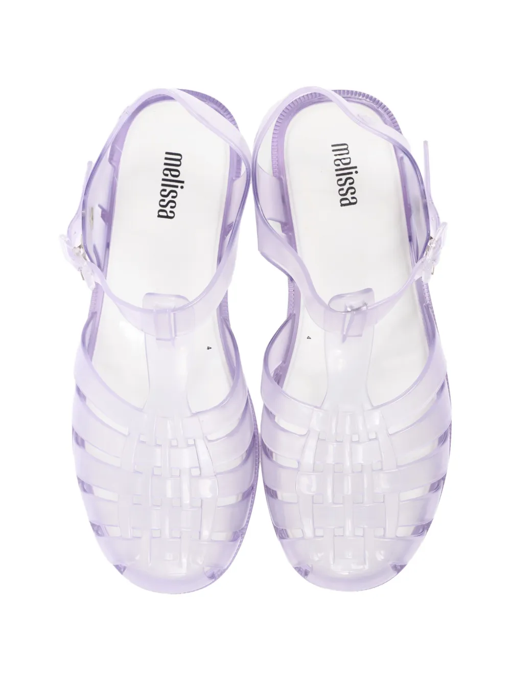 Mini Melissa caged sandals Wit