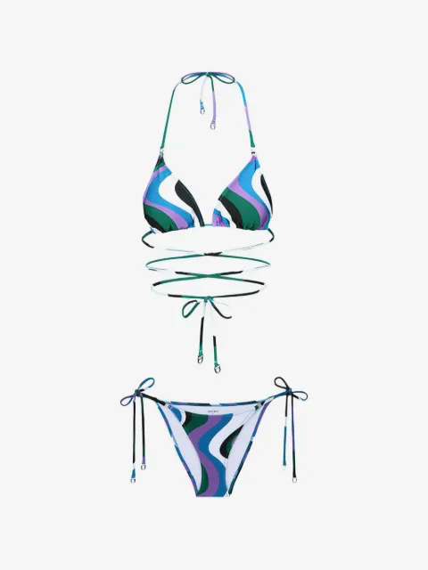 DAZE DAYZ bikini Pado con estampado abstracto