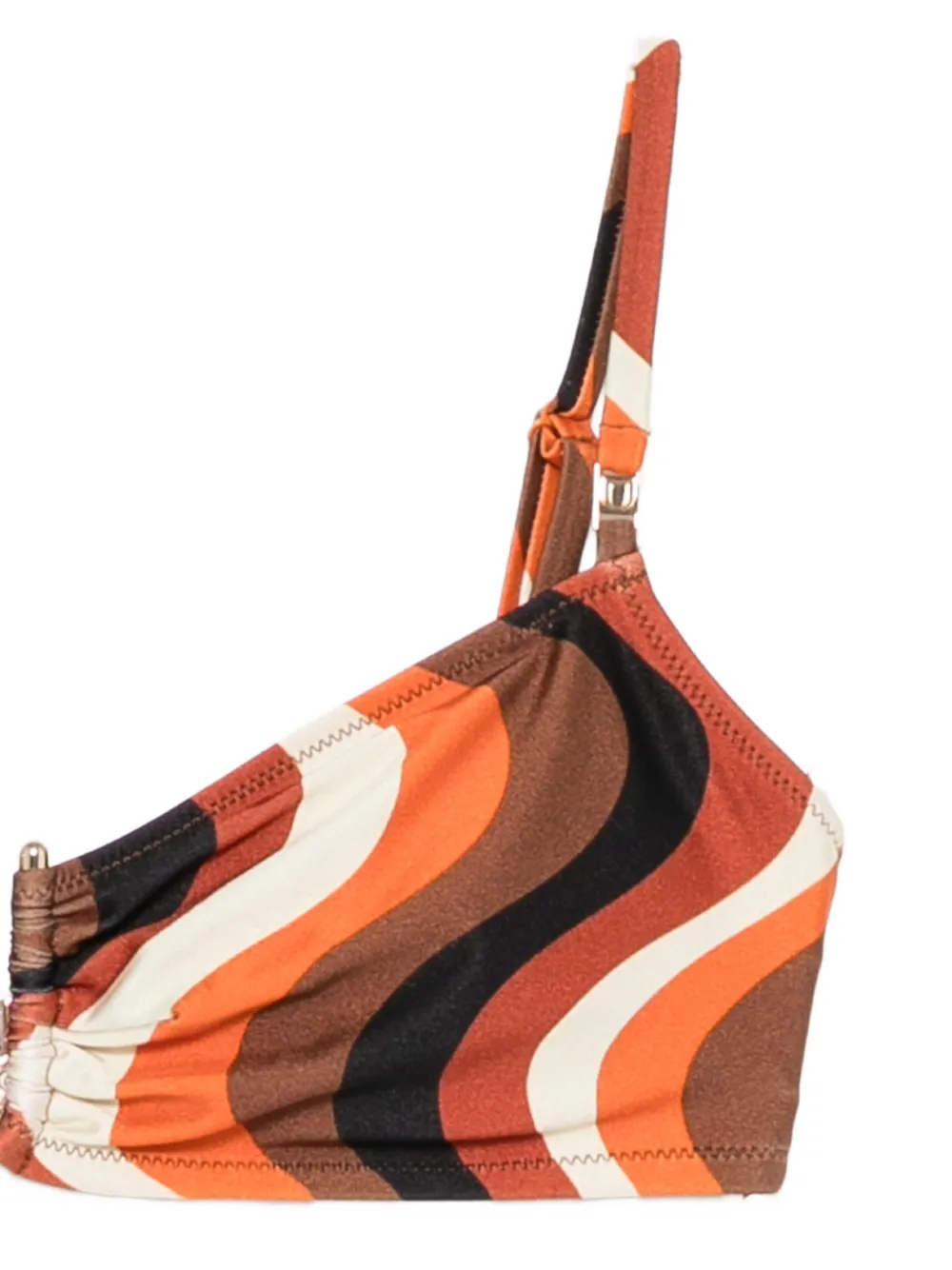 Daze Dayz Sunset-wave U-ring Bikini In Brown