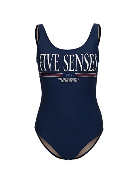 5PENING  24 Diana logo-print scoop-back swimsuit
