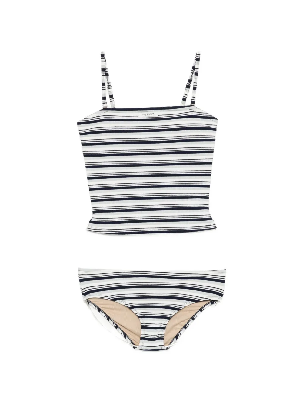 5PENING striped bikini - Blu