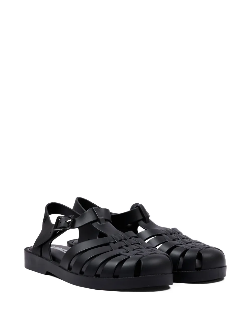 Mini Melissa cage-style sandals Zwart