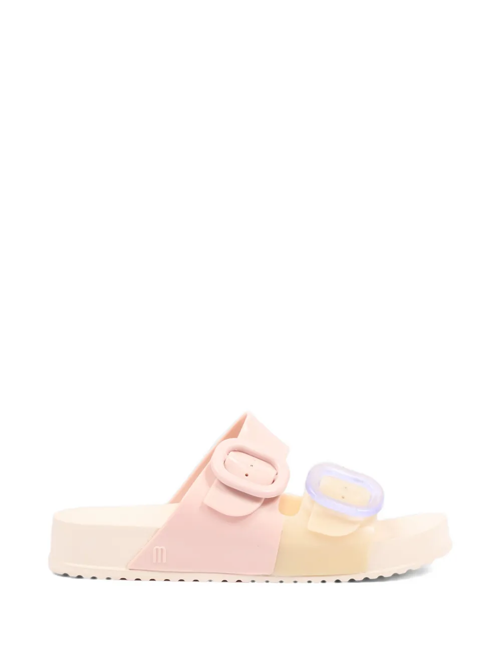 Mini Melissa buckle-fastening sandals Beige