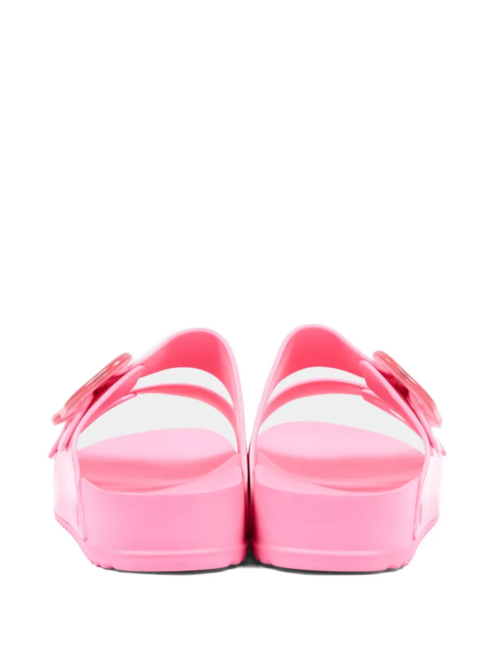 Mini Melissa buckle-detail sandals Roze