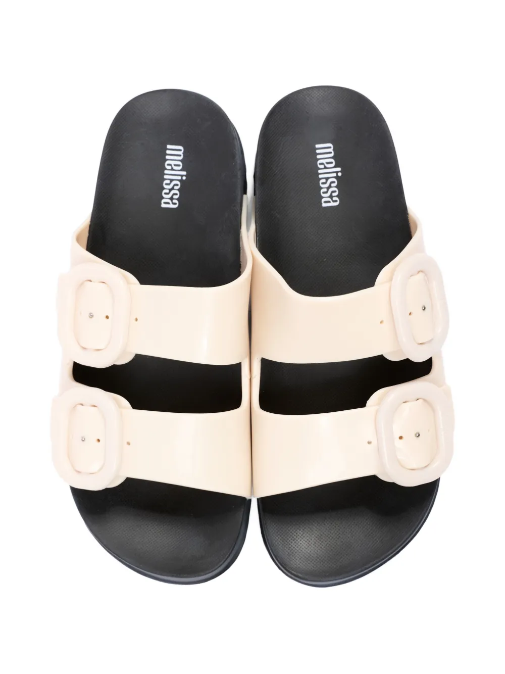 Mini Melissa buckle-fastening sandals Zwart