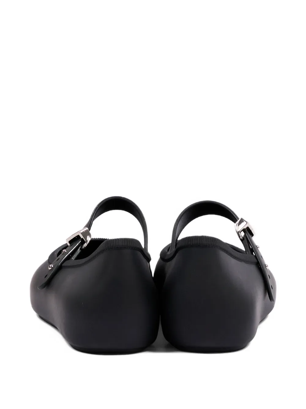 Mini Melissa buckle-fastening ballet flats Zwart