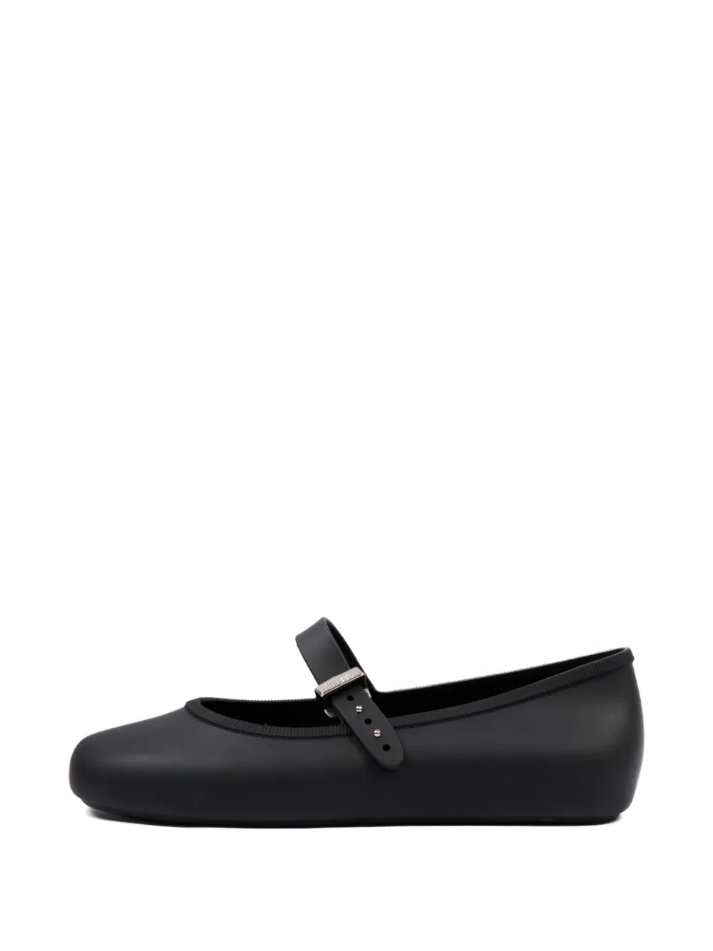 Mini Melissa buckle-fastening ballet flats Zwart