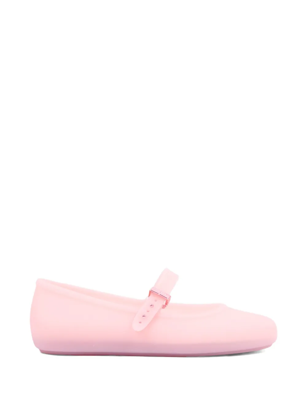 Mini Melissa buckle-fastening ballet flats Roze