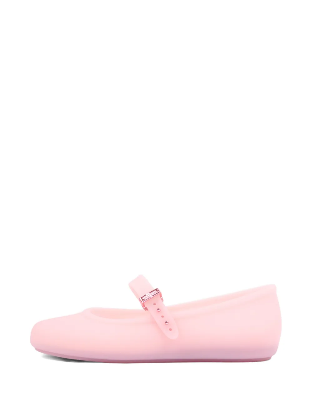 Mini Melissa buckle-fastening ballet flats Roze