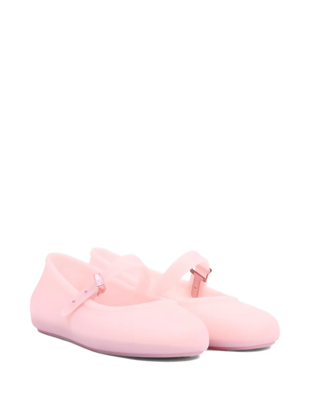 Mini Melissa buckle-fastening ballet flats - Rosa
