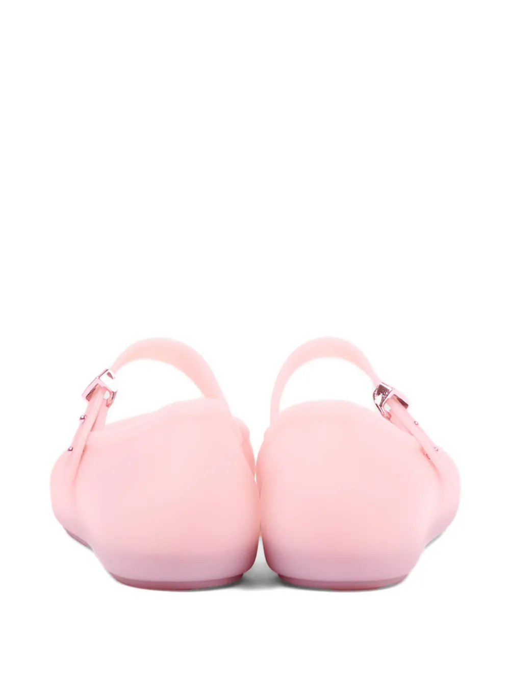 Mini Melissa buckle-fastening ballet flats Roze