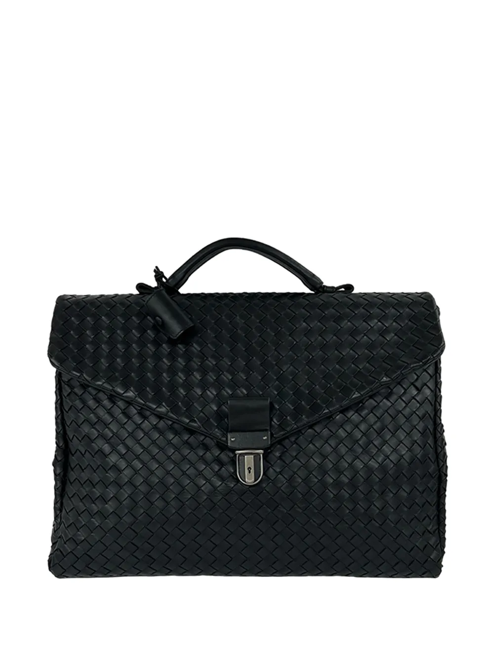 Bottega Veneta Pre-Owned 2000-2026 Nappa Intrecciato business bag - Nero