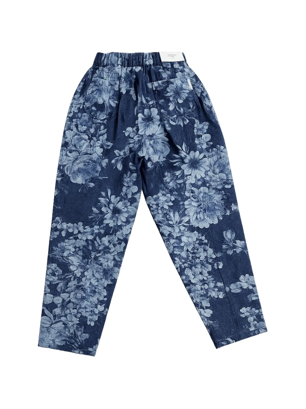  Michael Coal Pantalones Con Estampado Floral - Azul 