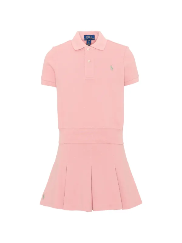 POLO RALPH LAUREN KIDS プリーツ ワンピース | ピンク | FARFETCH JP