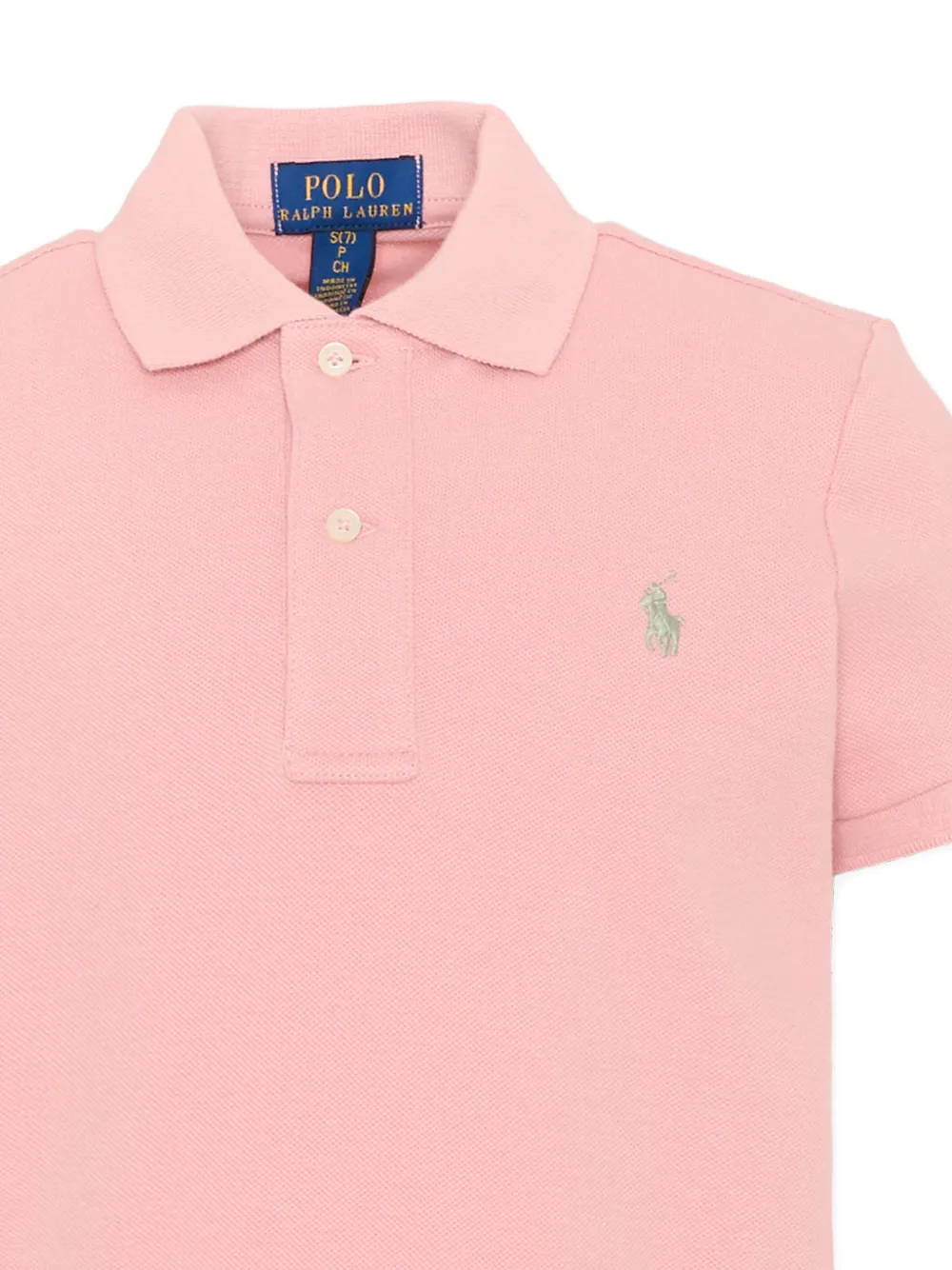 POLO RALPH LAUREN KIDS Piqué polojurk Roze