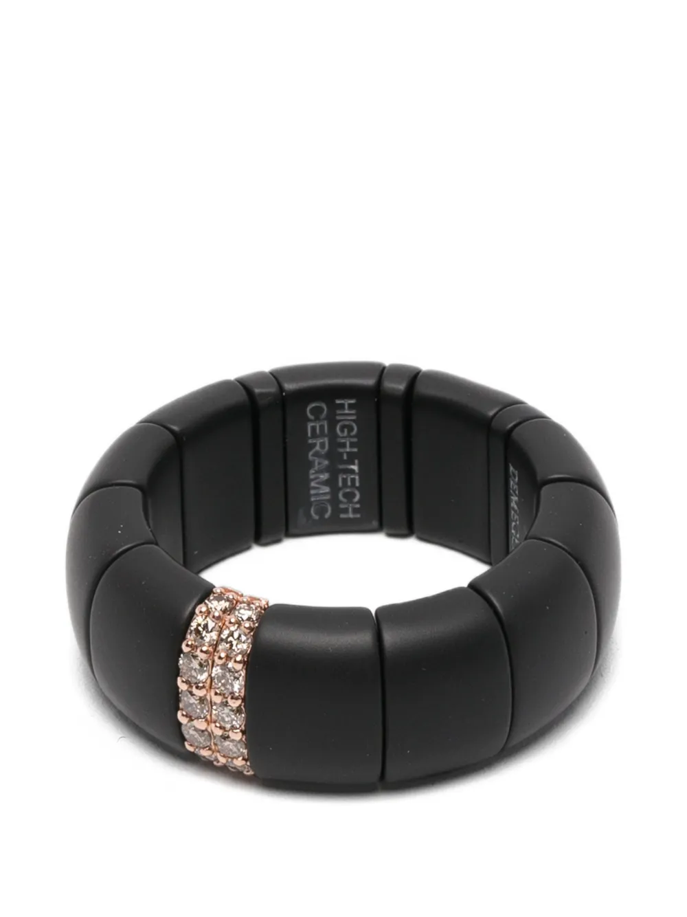 Roberto Demeglio Big Pura diamond ring - Nero
