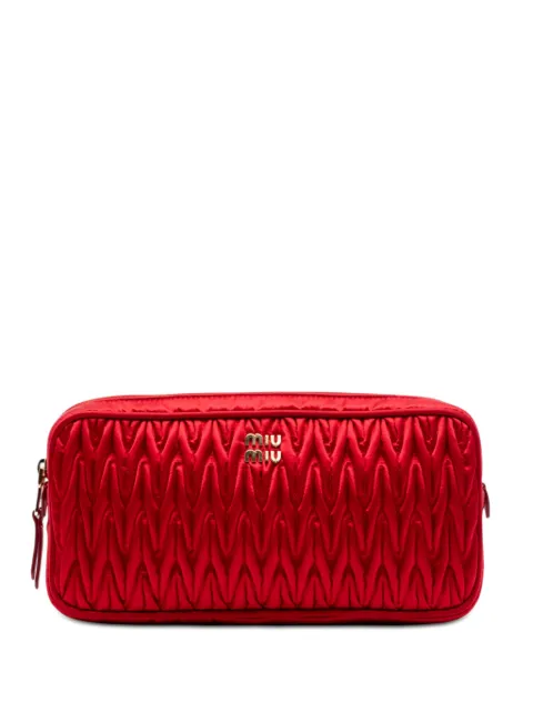 Miu Miu Pre-Owned 2010-2026 마틀라세 나파 클러치