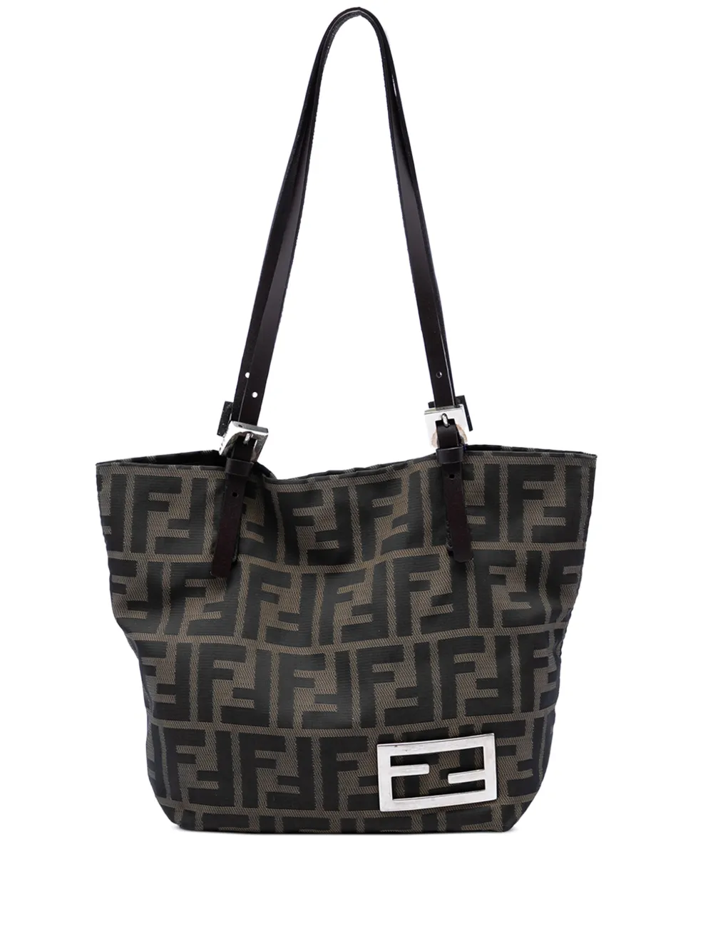 Fendi Pre-Owned 2000-2010 Mini Zucca Canvas tote bag - Braun