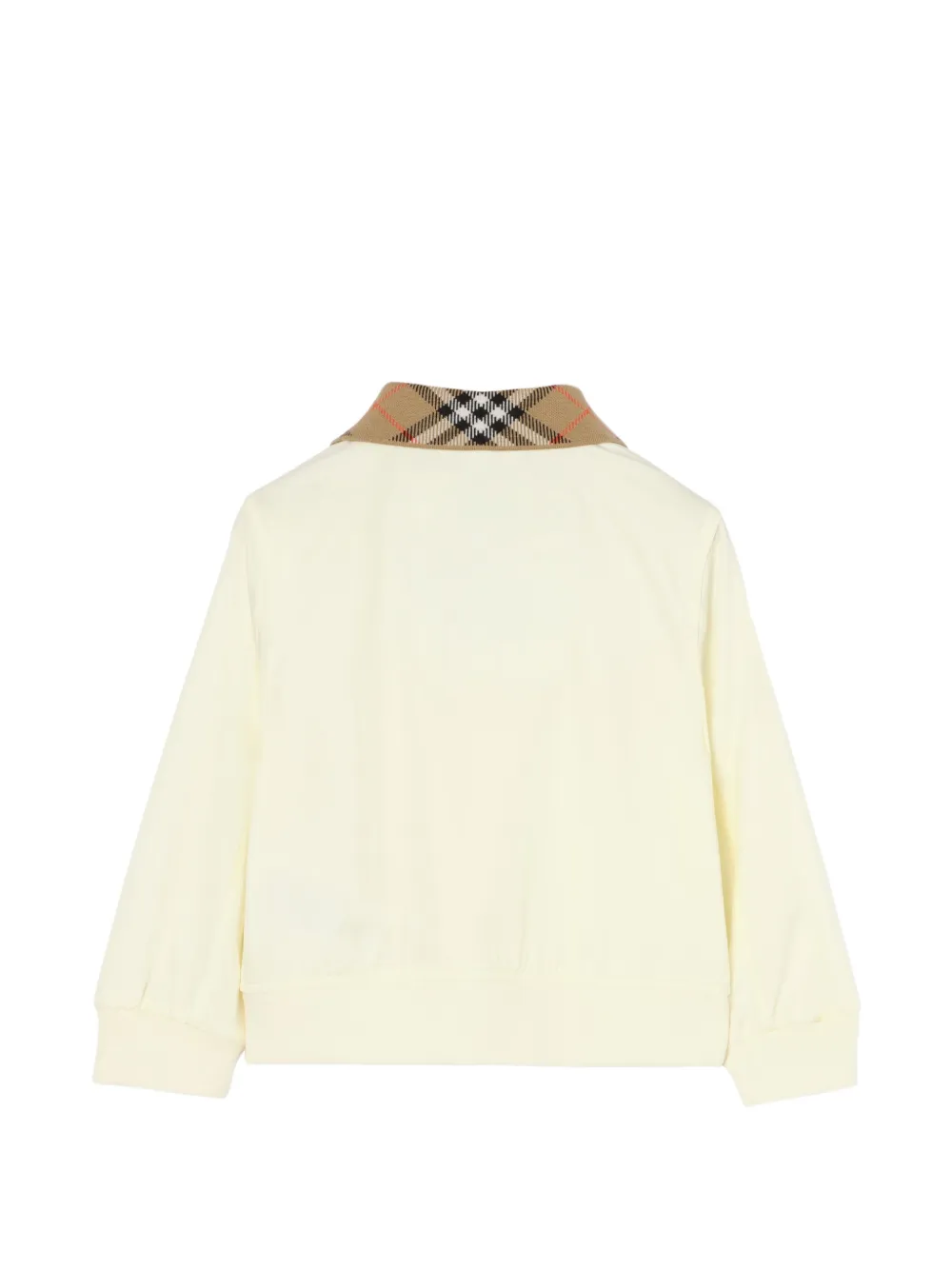 Burberry Kids Hayfield katoenen bomberjack Beige