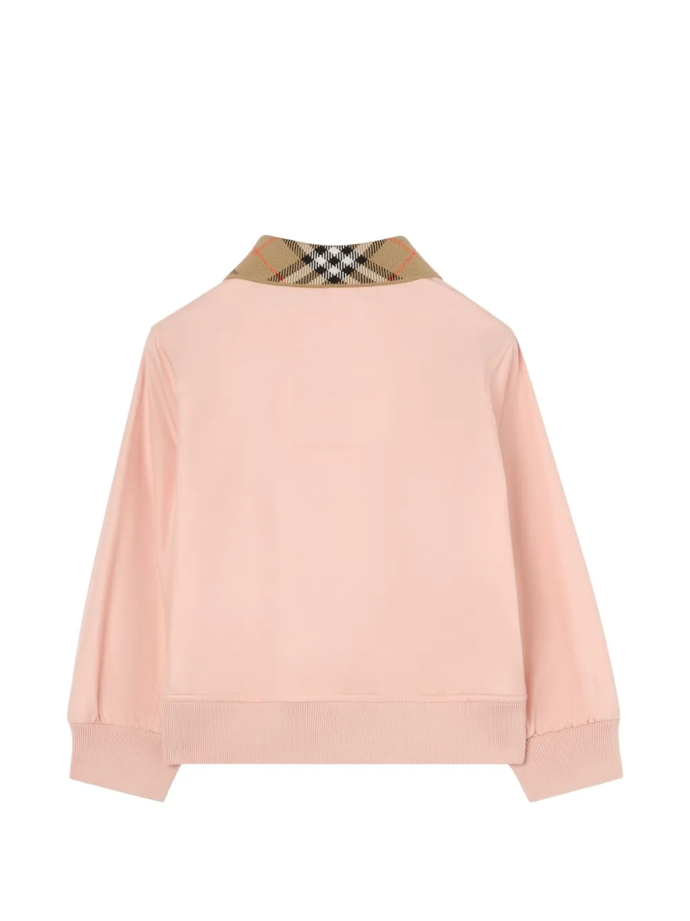 Burberry Kids Hayfield katoenen bomberjack Roze