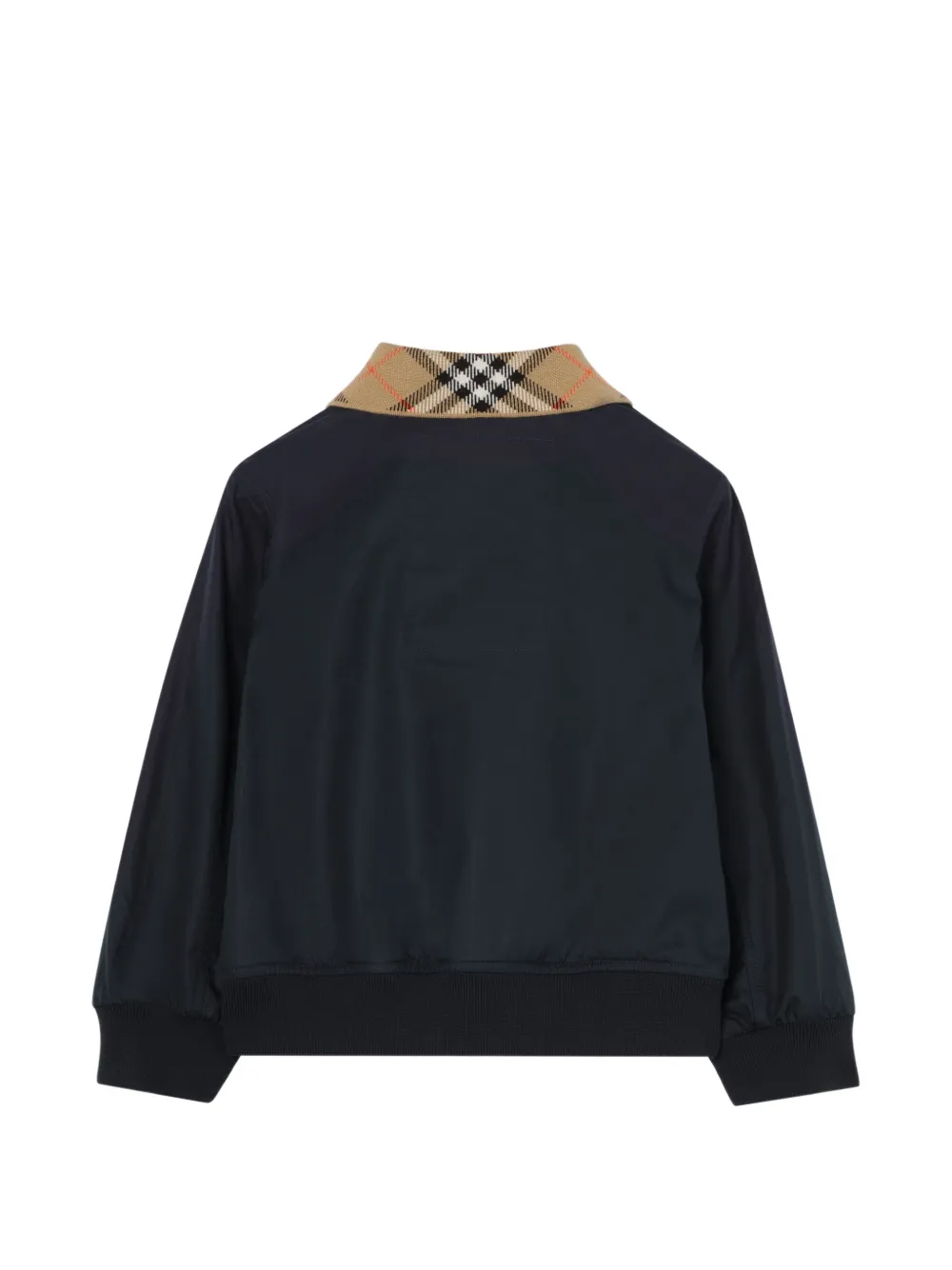 Burberry Kids Hayfield katoenen bomberjack Blauw