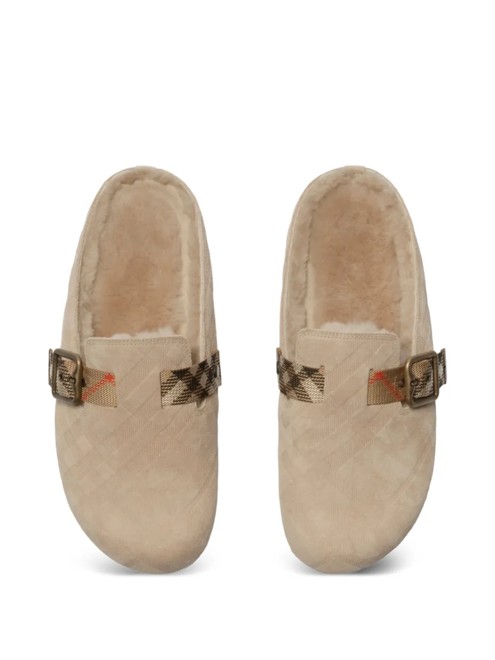 Burberry Check Urchin lammy klompen Beige