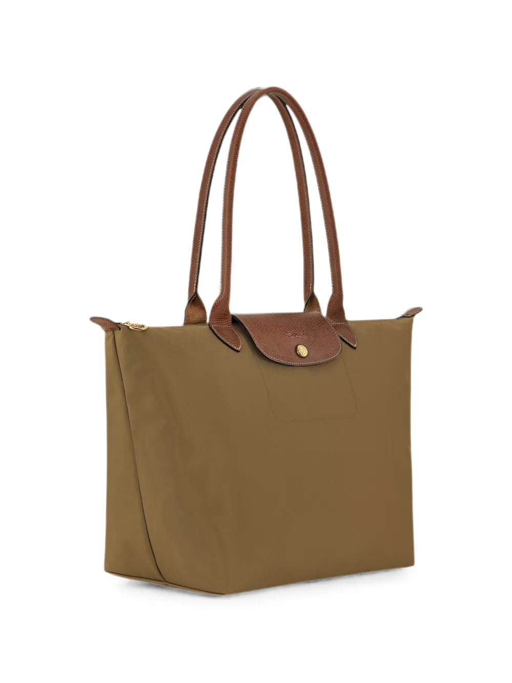 Longchamp Le Pliage Original L shopper Groen