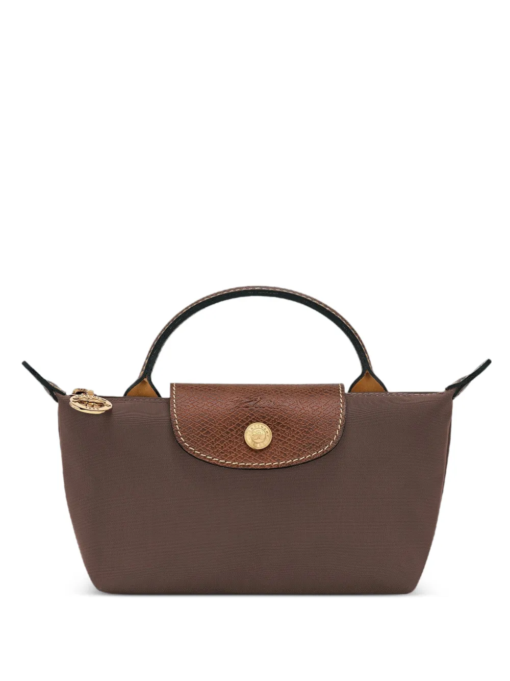 Longchamp Le Pliage Clutch Bag In Purple