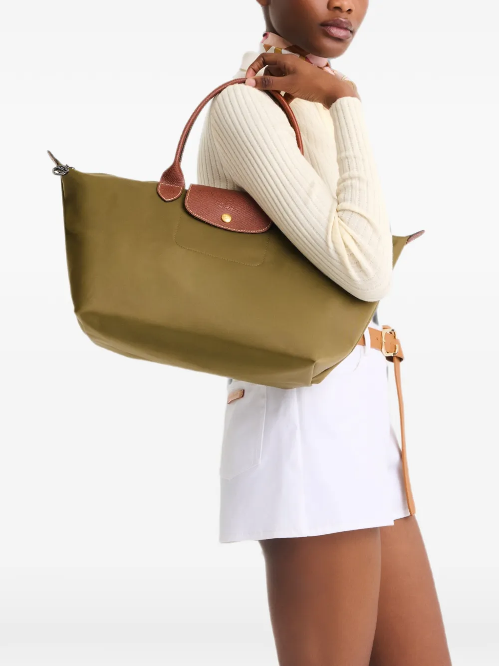 Longchamp Le Pliage Original L handtas Bruin