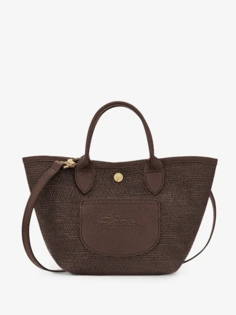 Longchamp sac porté épaule Le Pliage à effet tressé