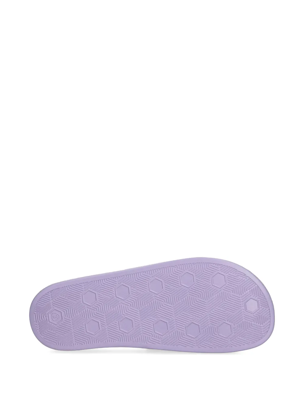 Just Cavalli logo-embossed slides Paars