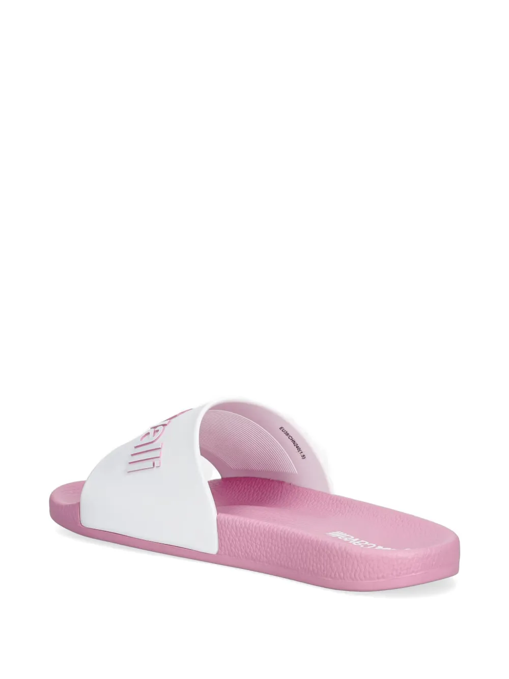 Just Cavalli logo-embossed slides Wit